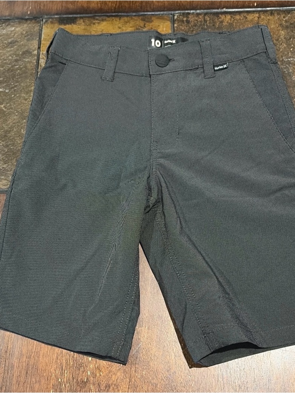 Hurley Boys Charcoal Gray Shorts Size 10